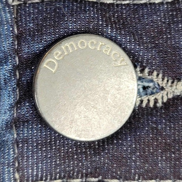 Democracy Jeans AB Solution Womens Plus Size 22 W Dark Wash Skinny High Rise - Picture 6 of 11